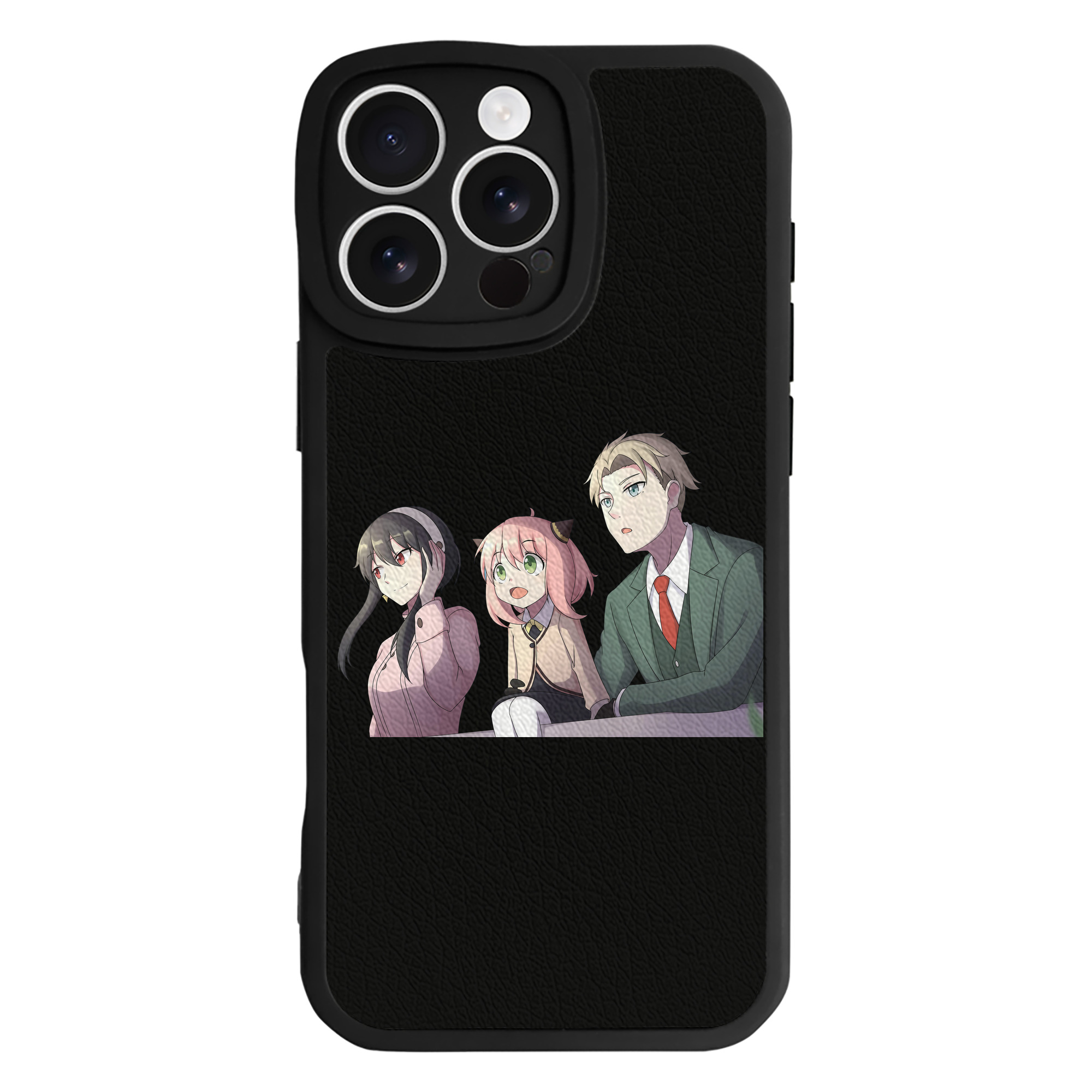 （画像用） SPY×FAMILY间谍家家酒 【iPhone 16シリーズ対応】シリコンスマホケース（レザー調） 材質：シリコン